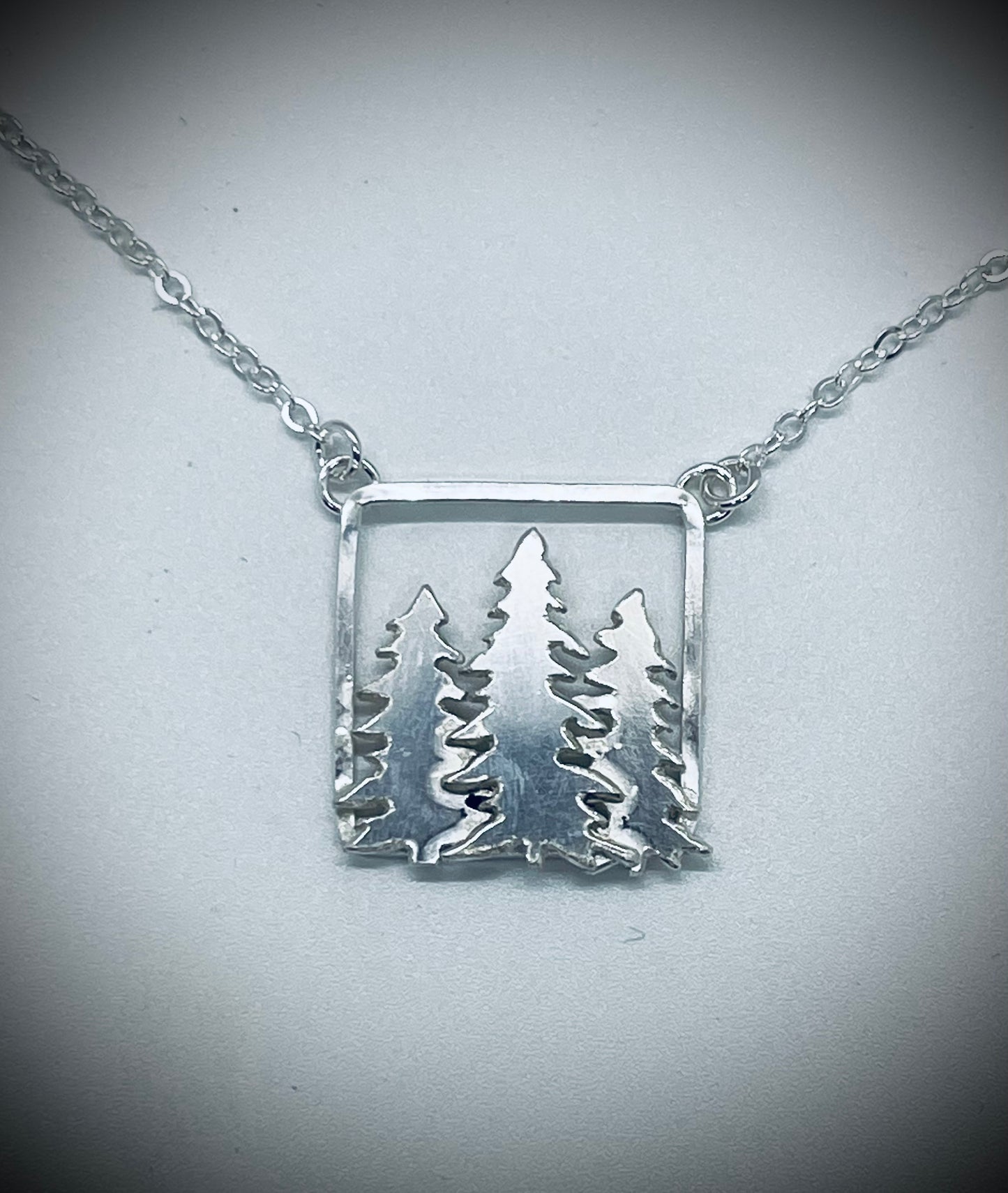 Triple Tree Necklace