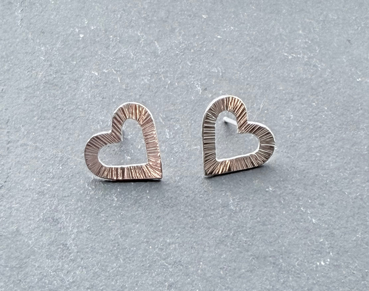Heart Post earrings