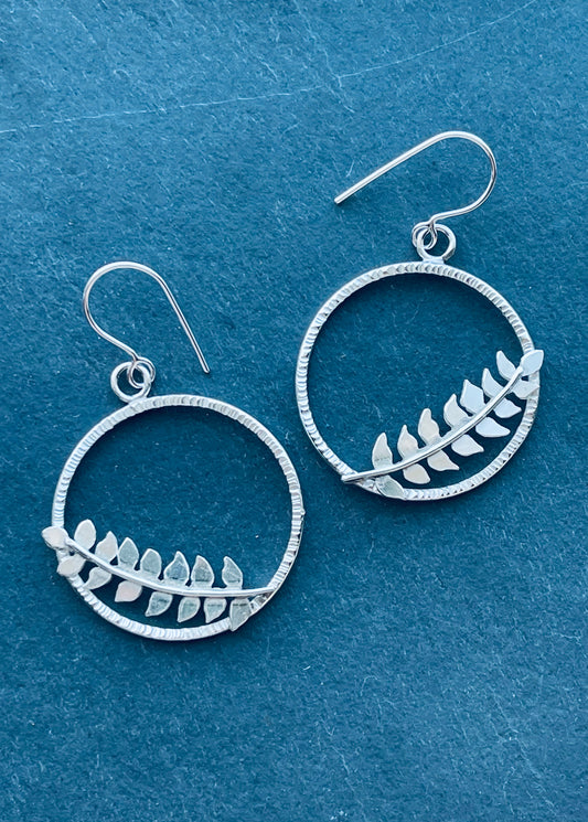Botanical Hoop Earrings