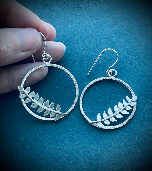 Botanical Hoop Earrings