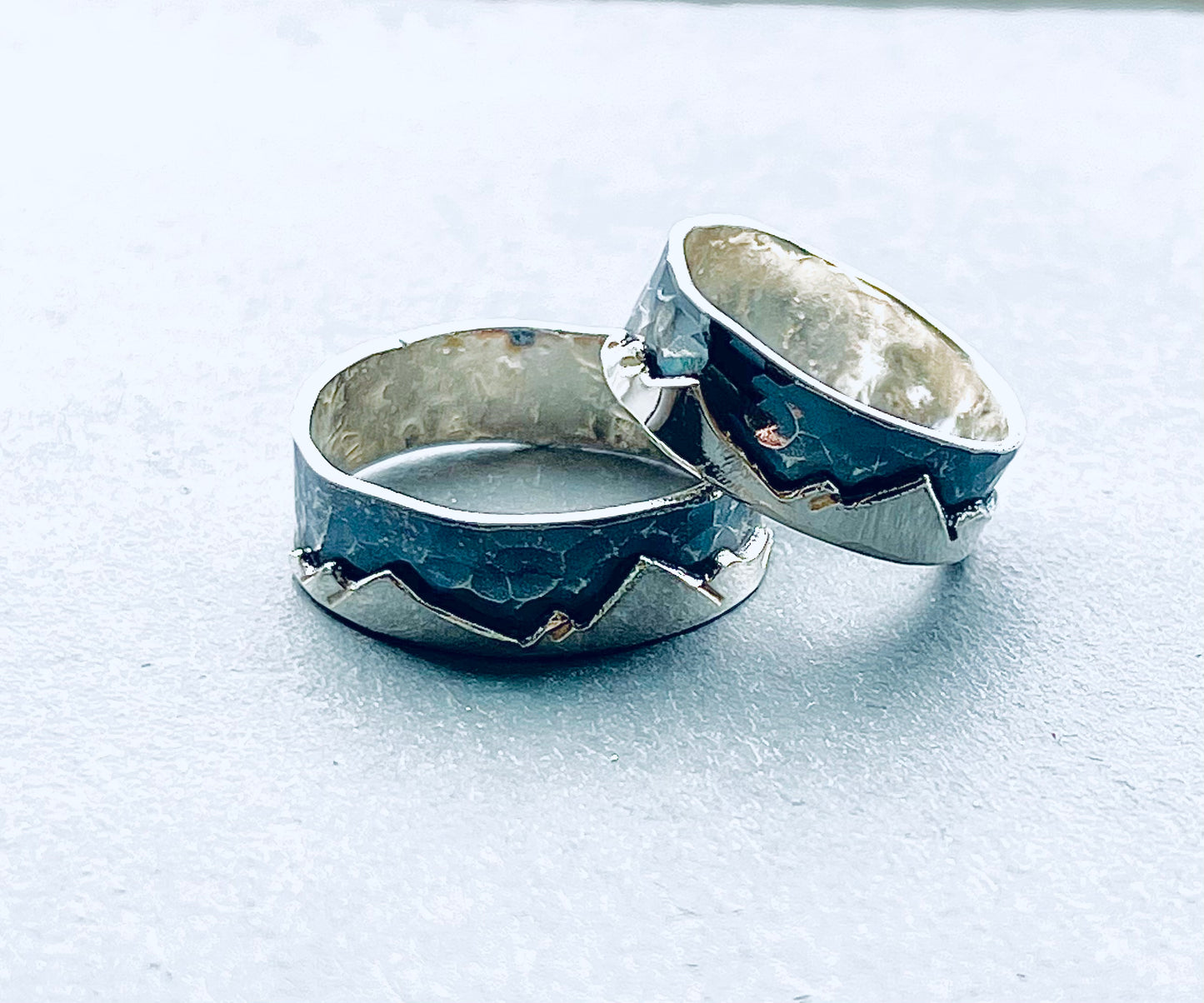 Mountain Range band Ring