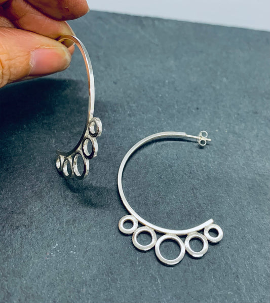 Bubble Hoop Earrings