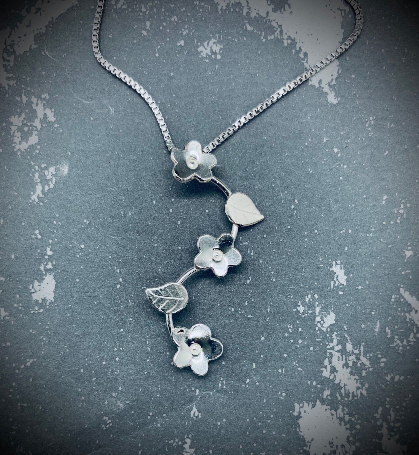 Forget me not necklace