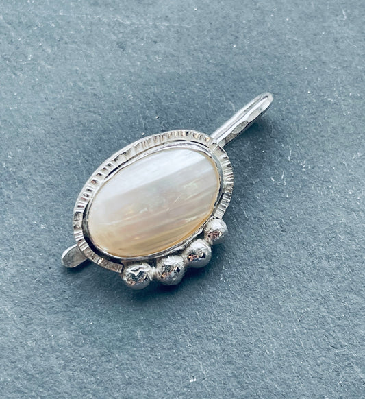 Mother Of Pearl Hat Clip