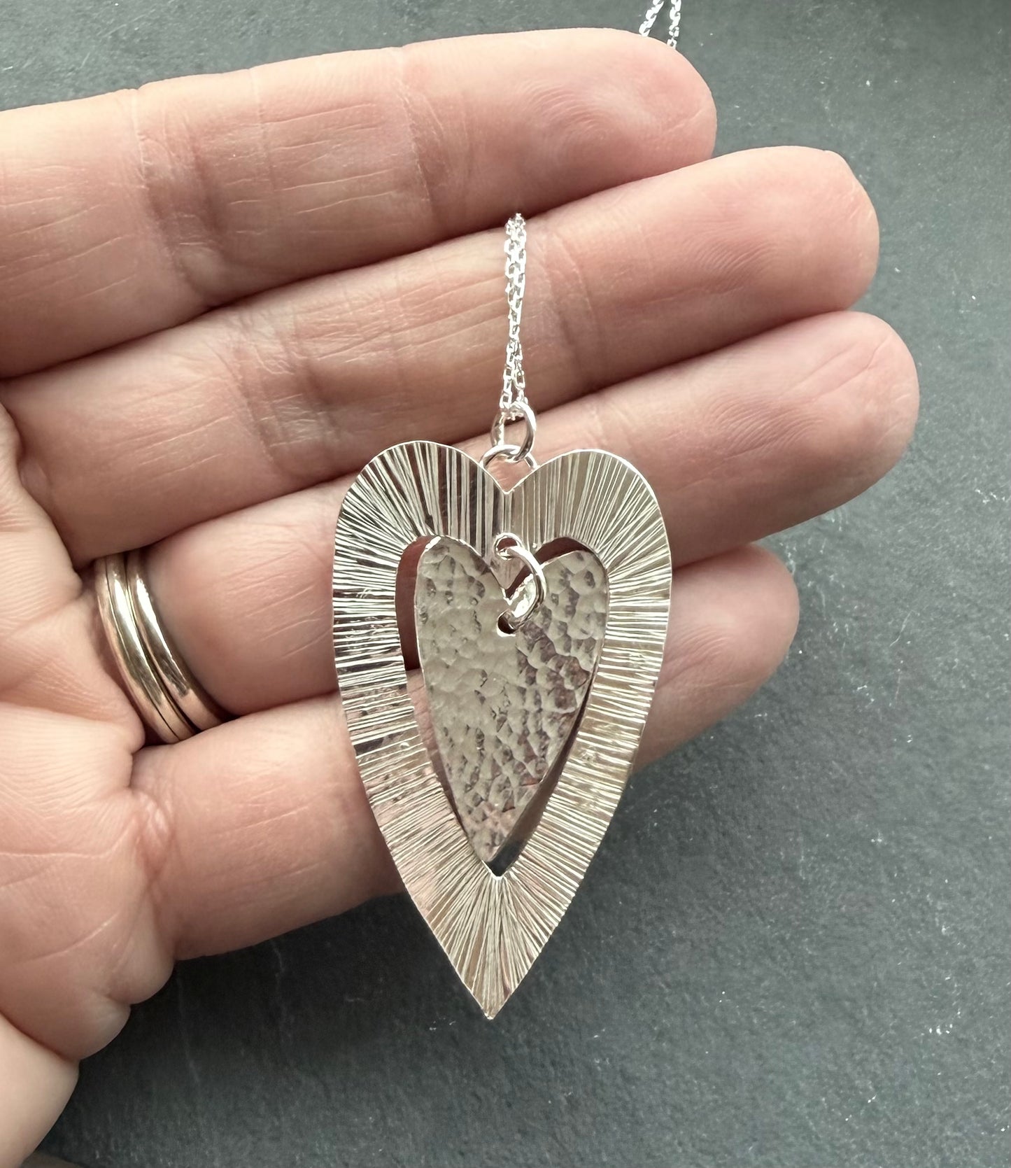 Double Heart Pendant