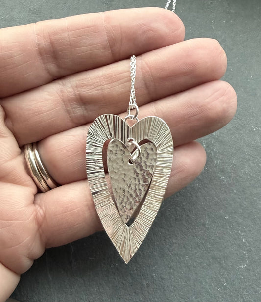 Double Heart Pendant