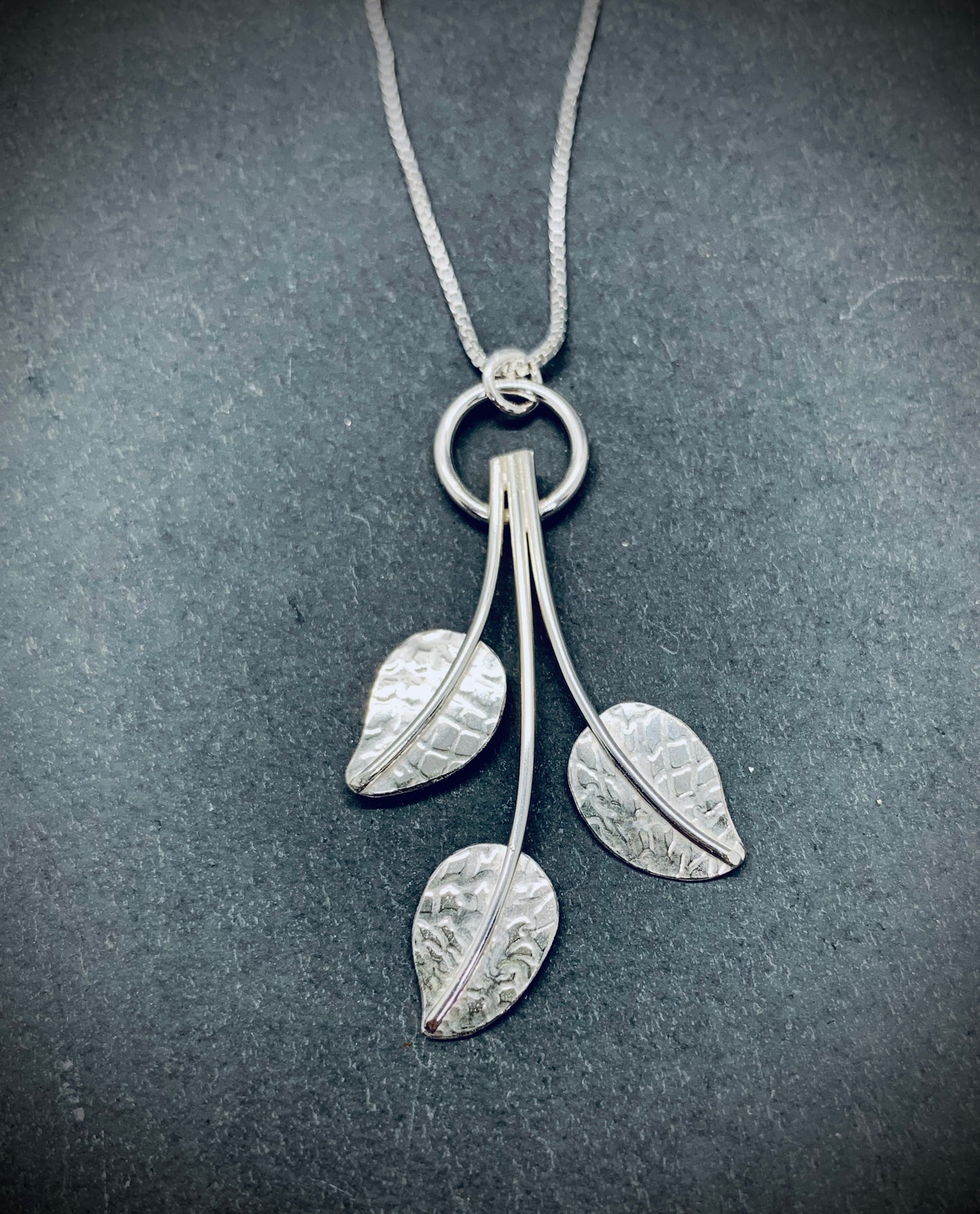 Triple leaf Necklace